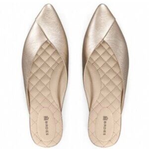 Birdies The Heron Loafers Women's Gold Flats 7.5